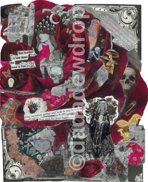Print: Bones & Roses