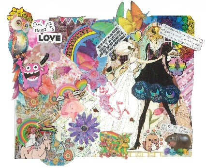 Print: "glorious gays"