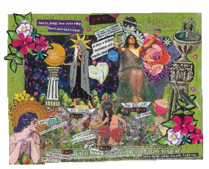 Print: "girl power, absolutely"