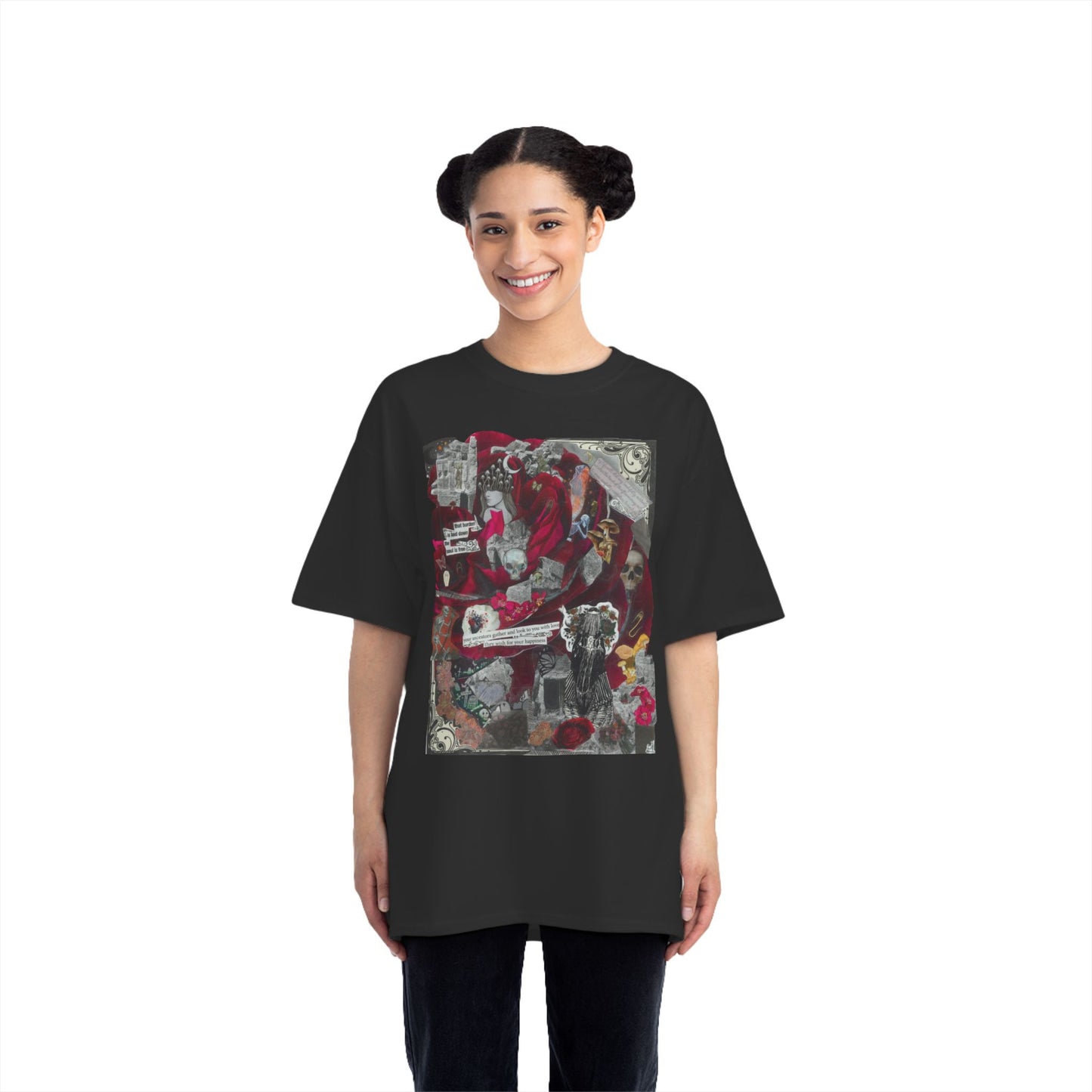 Beefy-T Short-Sleeve T-Shirt: Bones & Roses