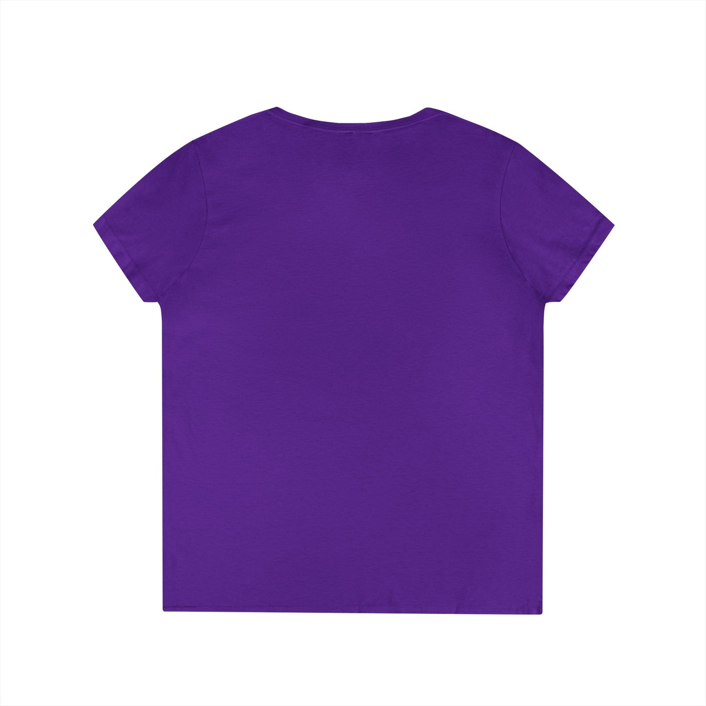 Ladies' V-Neck T-Shirt: Katie in a Kitty Hat