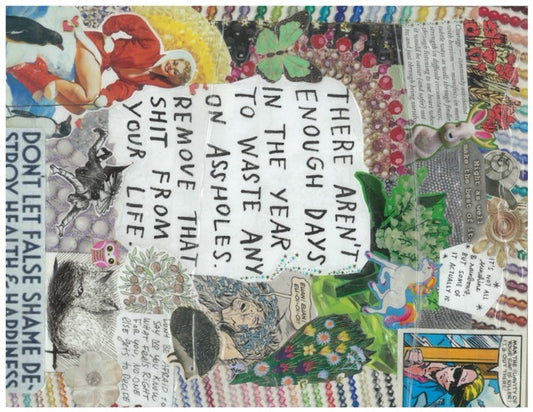 Print: "don't waste your time"