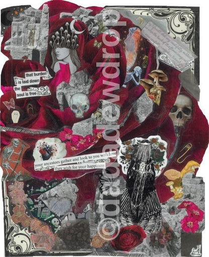 Print: Bones & Roses